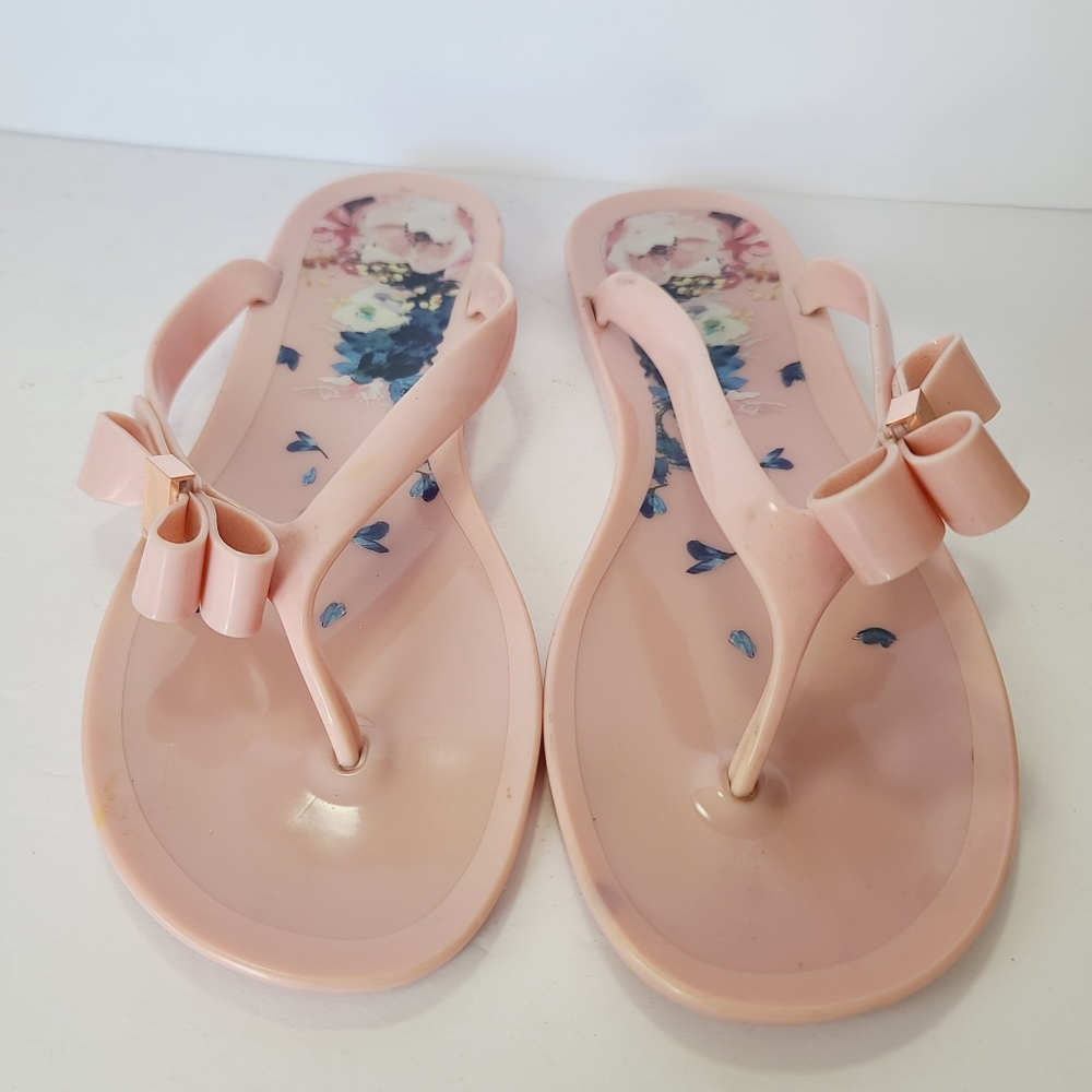Ted Baker Blush Bow Sandals Size 40